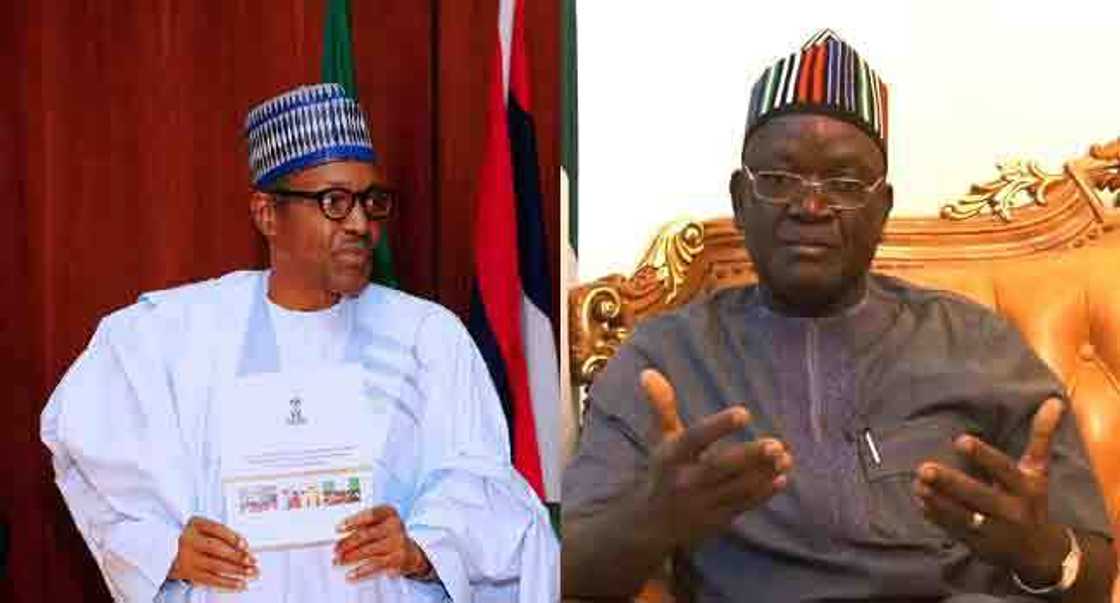Buhari da Ortom. Buhari da Ortom.