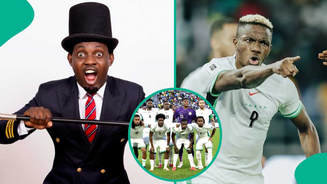 Comedian AY reacts to Super Eagles' loss to DR Congo.