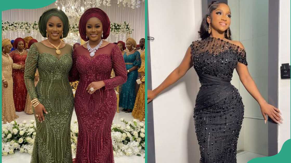 Sequin green, red and black bodycon dresses