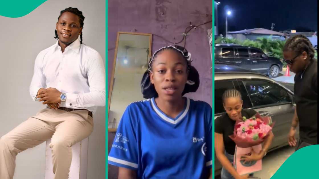 Lady who was pampered by Asherkine says she does not have a boyfriend. Lady who was pampered by Asherkine says she does not have a boyfriend.