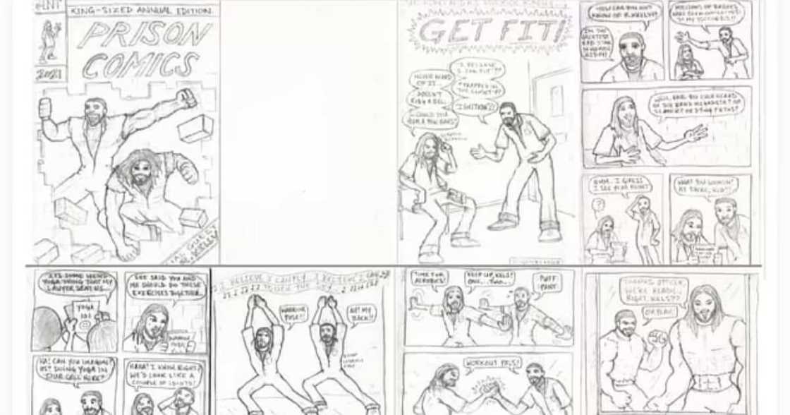 R. Kelly’s Cellmate depicts their experiences with each other in a new comic strip. R. Kelly’s Cellmate depicts their experiences with each other in a new comic strip.