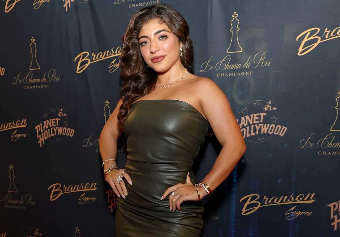 Milania Giudice poses on the red carpet of Planet Hollywood NYC