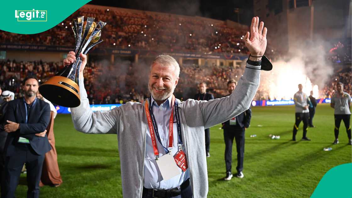 Roman Abramovich, Chelsea, Palmeiras, FIFA Club World Cup, Mohammed Bin Zayed Stadium, Abu Dhabi, UAE Roman Abramovich, Chelsea, Palmeiras, FIFA Club World Cup, Mohammed Bin Zayed Stadium, Abu Dhabi, UAE