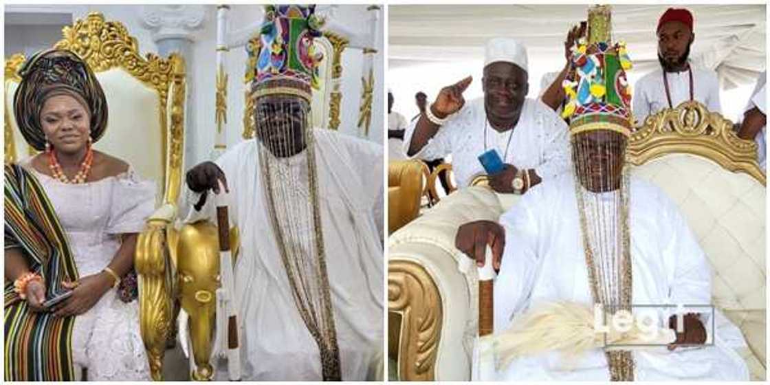 Oba Abiodun Ogunbo Alashela mounted the stool of his forefathers as the first king in Ogomboland. Oba Abiodun Ogunbo Alashela mounted the stool of his forefathers as the first king in Ogomboland.