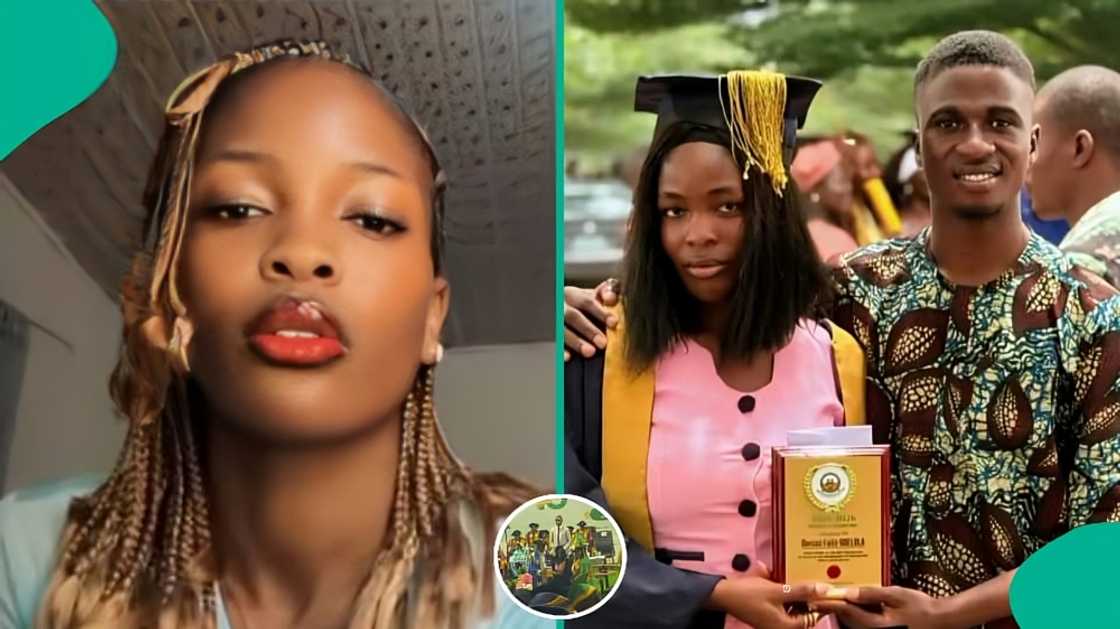 UNIOSUN graduate who had 4.43 CGPA shows off award UNIOSUN graduate who had 4.43 CGPA shows off award