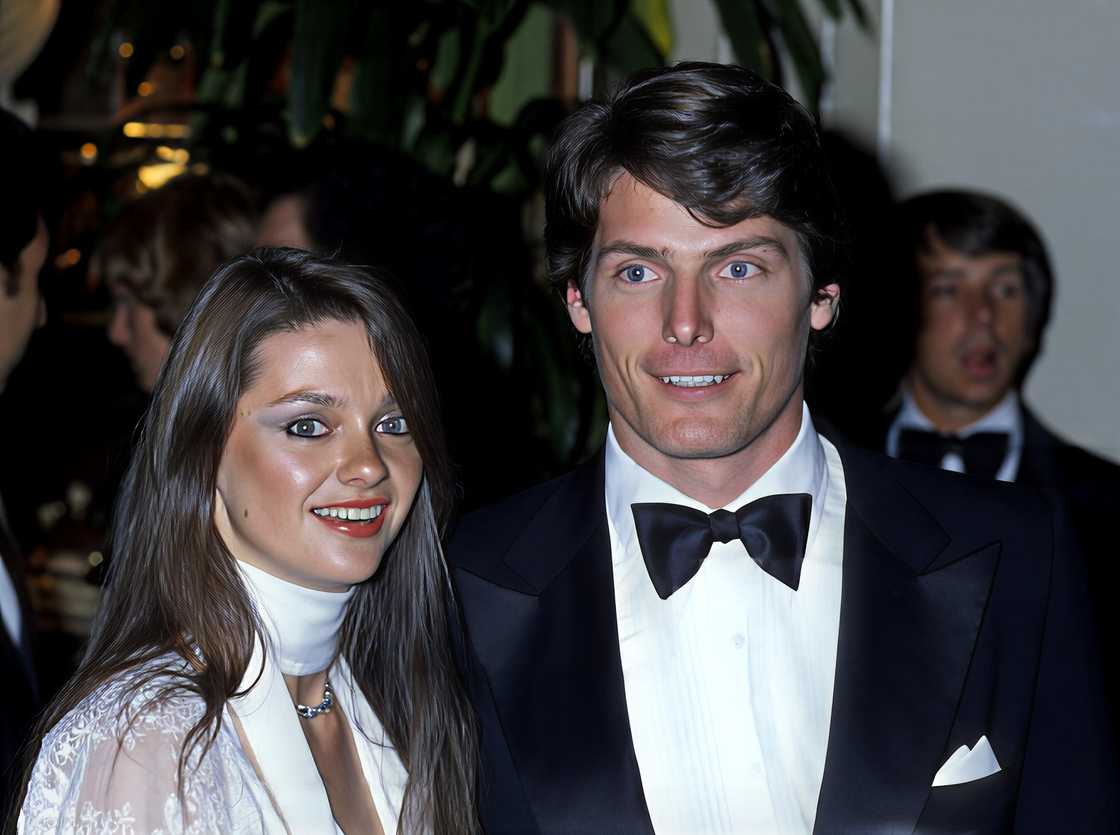 Gae Exton and Christopher Reeve at Beverly Hilton Hotel Gae Exton and Christopher Reeve at Beverly Hilton Hotel