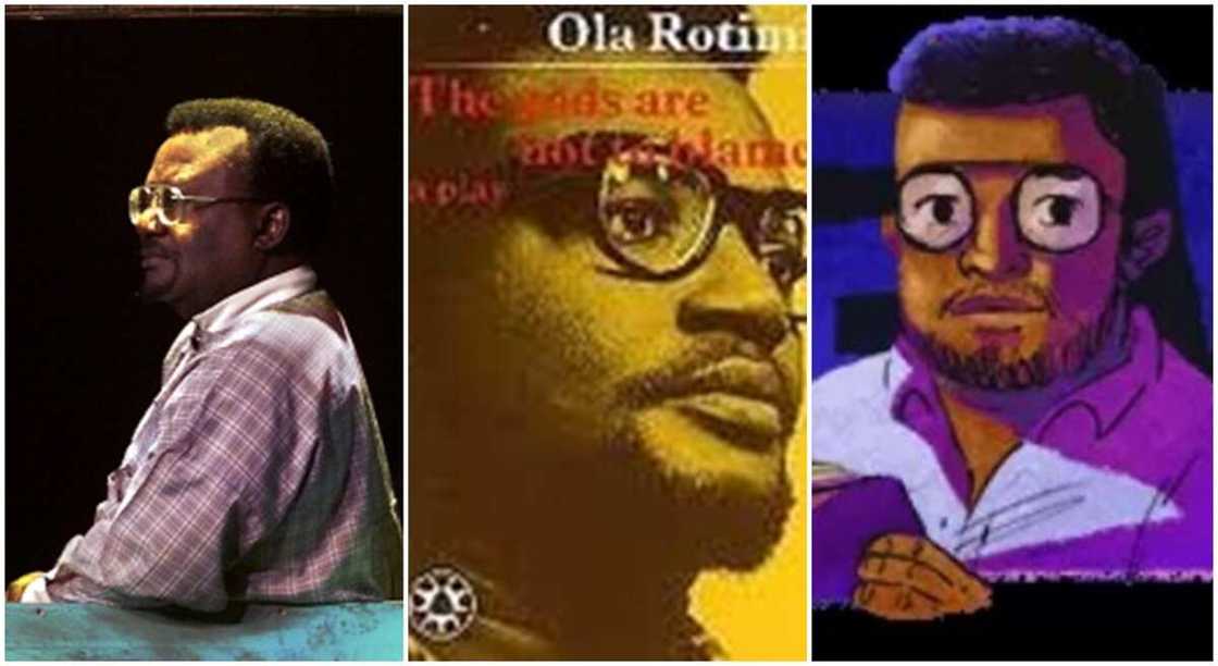 Ola Rotimi, Nigerian dramatist honoured by Google. Ola Rotimi, Nigerian dramatist honoured by Google.