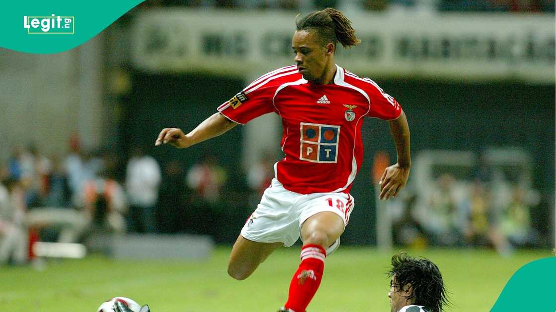 Benfica, Emmanuel Evarist, South Africa, Jayden Adams, Football. Benfica, Emmanuel Evarist, South Africa, Jayden Adams, Football.
