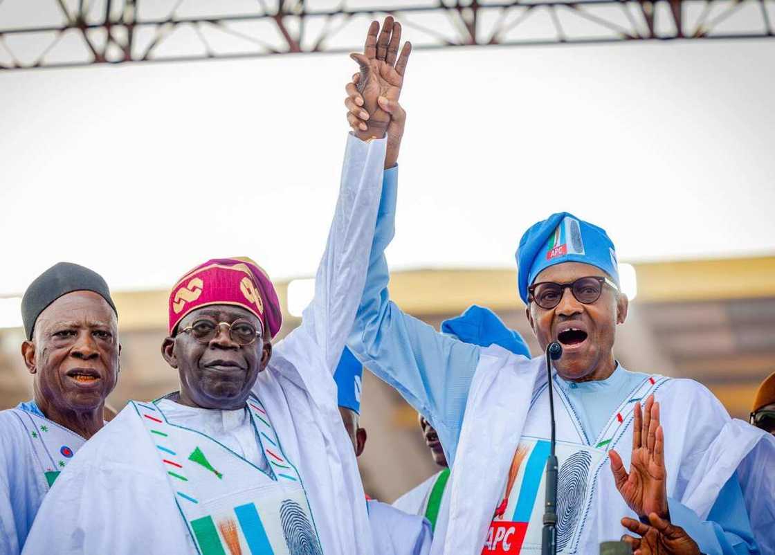 Asiwaju Bola Ahmed Tinubu and Muhammadu Buhari/INEC/2023 Presidential Election Asiwaju Bola Ahmed Tinubu and Muhammadu Buhari/INEC/2023 Presidential Election