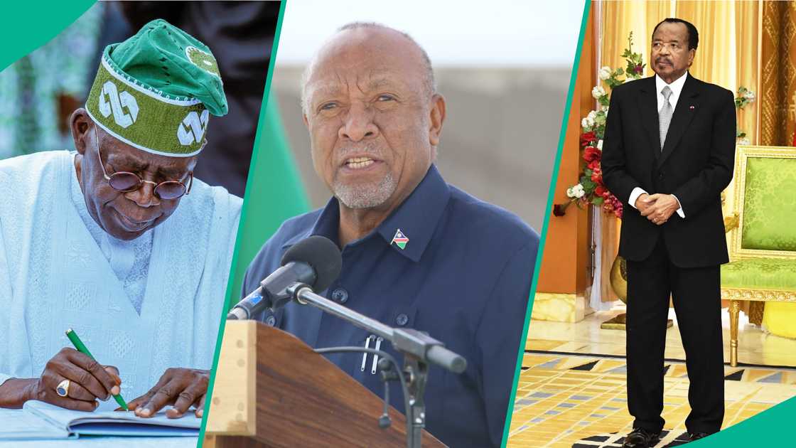 Jerin shugabannin kasashen Afrika da suka haura shekaru 70 a duniya Jerin shugabannin kasashen Afrika da suka haura shekaru 70 a duniya