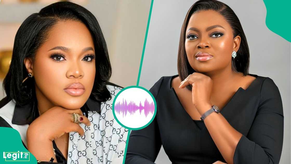 Toyin Abraham faces backlash after leaked audio conversation with a TikTok fan sparks controversy over Funke Akindele Toyin Abraham faces backlash after leaked audio conversation with a TikTok fan sparks controversy over Funke Akindele