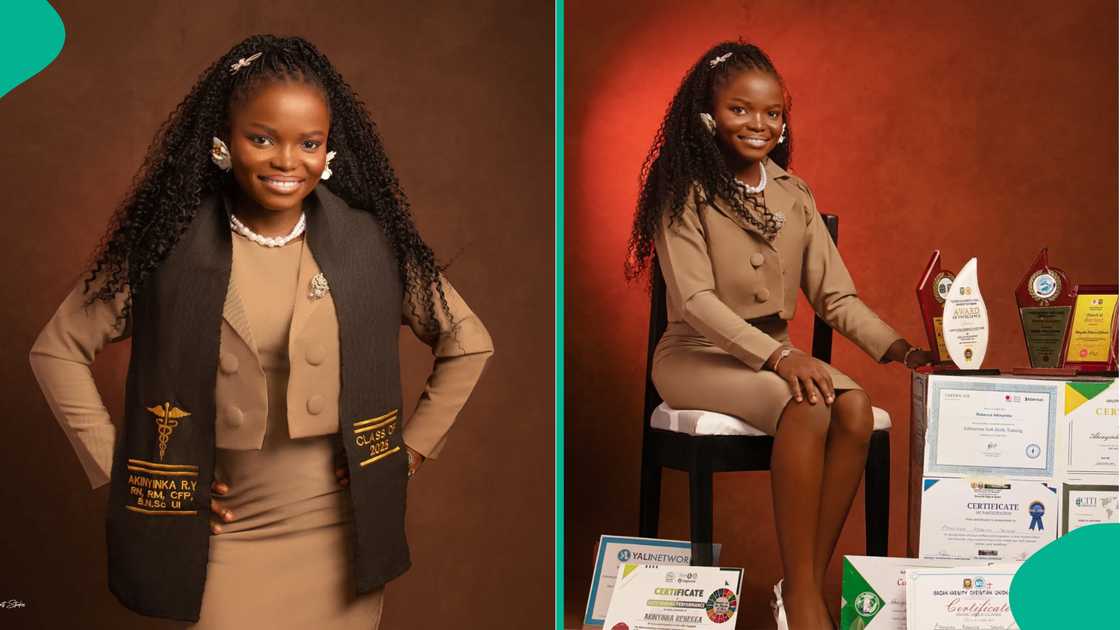 University of Ibadan student achieves second class upper in nursing years after writing UTME 3 times, bags awards