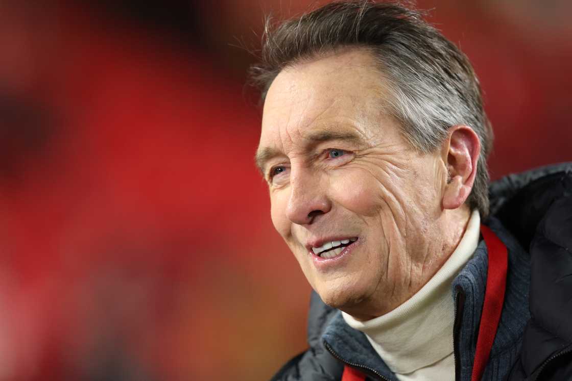 Chris Collinsworth looks on before the game between the Kansas City Chiefs and the Houston Texans at Arrowhead Stadium in Kansas City, Missouri