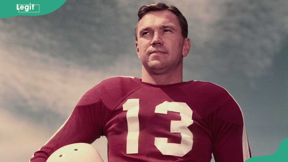 Frankie Albert of the San Francisco 49ers poses in uniform Frankie Albert of the San Francisco 49ers poses in uniform