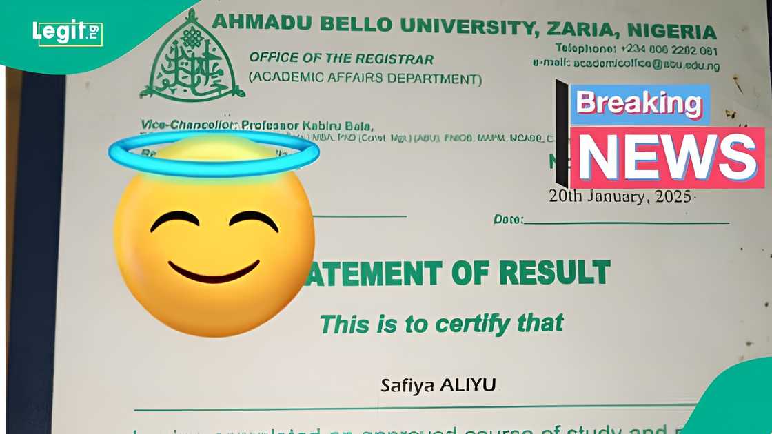 ABU graduate shares her Arabic Studies degree and 2:2 CGPA, fears finding a good job, sparking conversations on social media.