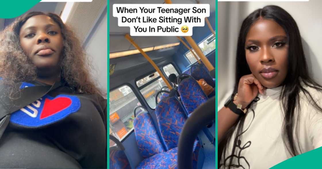 Mother and child relationship/Family on bus.