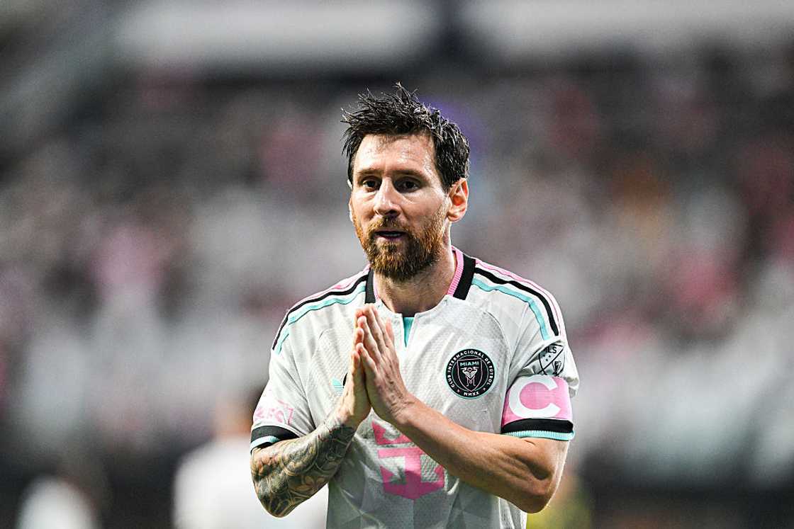 Lionel Messi at Nu Stadium in Miami, Florida Lionel Messi at Nu Stadium in Miami, Florida