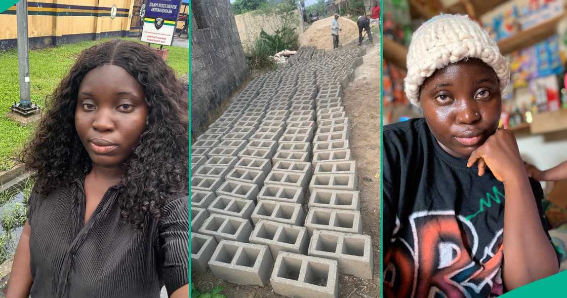 Lady flaunts the bungalow she’s building, advises ladies to avoid poor men Lady flaunts the bungalow she’s building, advises ladies to avoid poor men