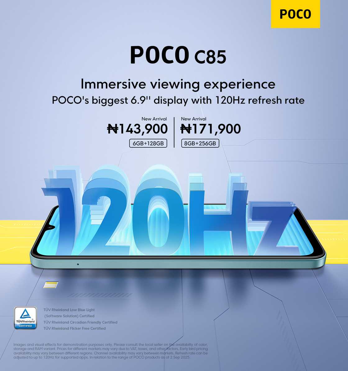 POCO Launches Two Power-Packed Smartphones in Nigeria: POCO M7 and POCO C85