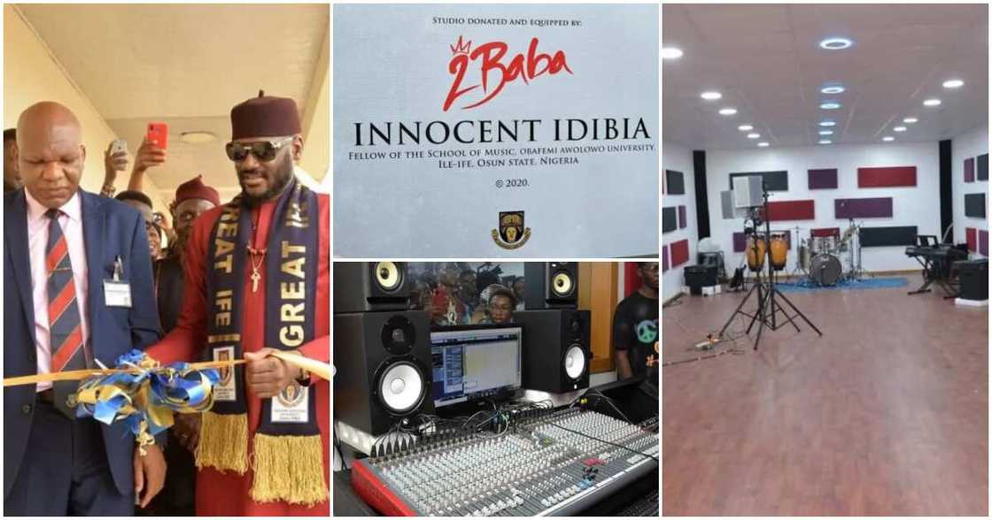 2baba donates studio to OAU 2baba donates studio to OAU