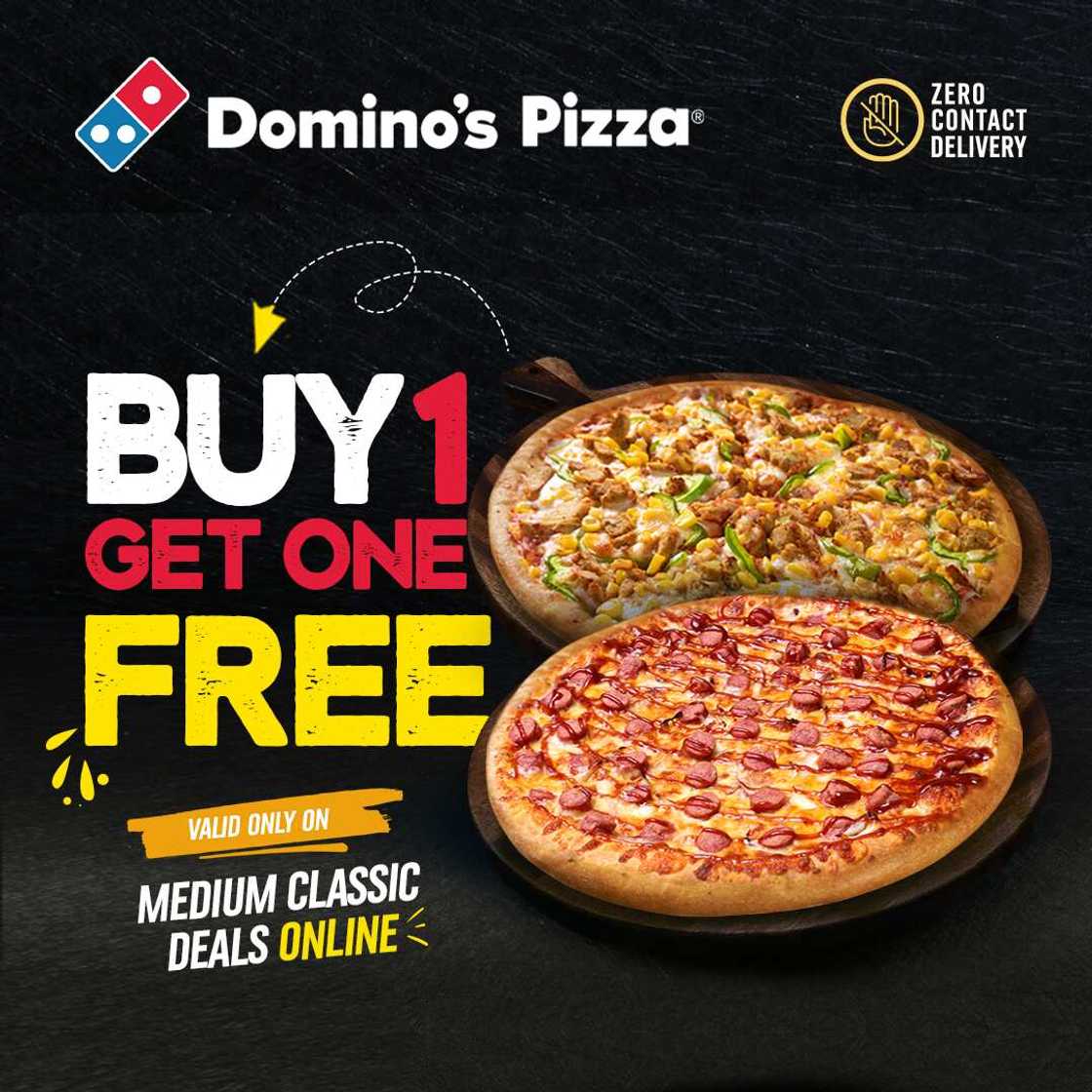 Big Flexin’ With Domino’s Pizza With Buy 1 Get 1 FREE Offer Big Flexin’ With Domino’s Pizza With Buy 1 Get 1 FREE Offer