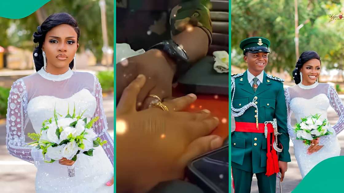 Video of wife showering late Lt. Samson Haruna with affection goes viral Video of wife showering late Lt. Samson Haruna with affection goes viral