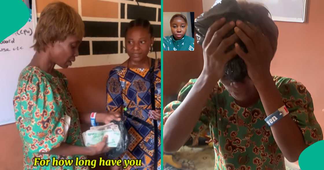 Female teacher reacts as someone gifts her N110k many hours after fainted because of N10k