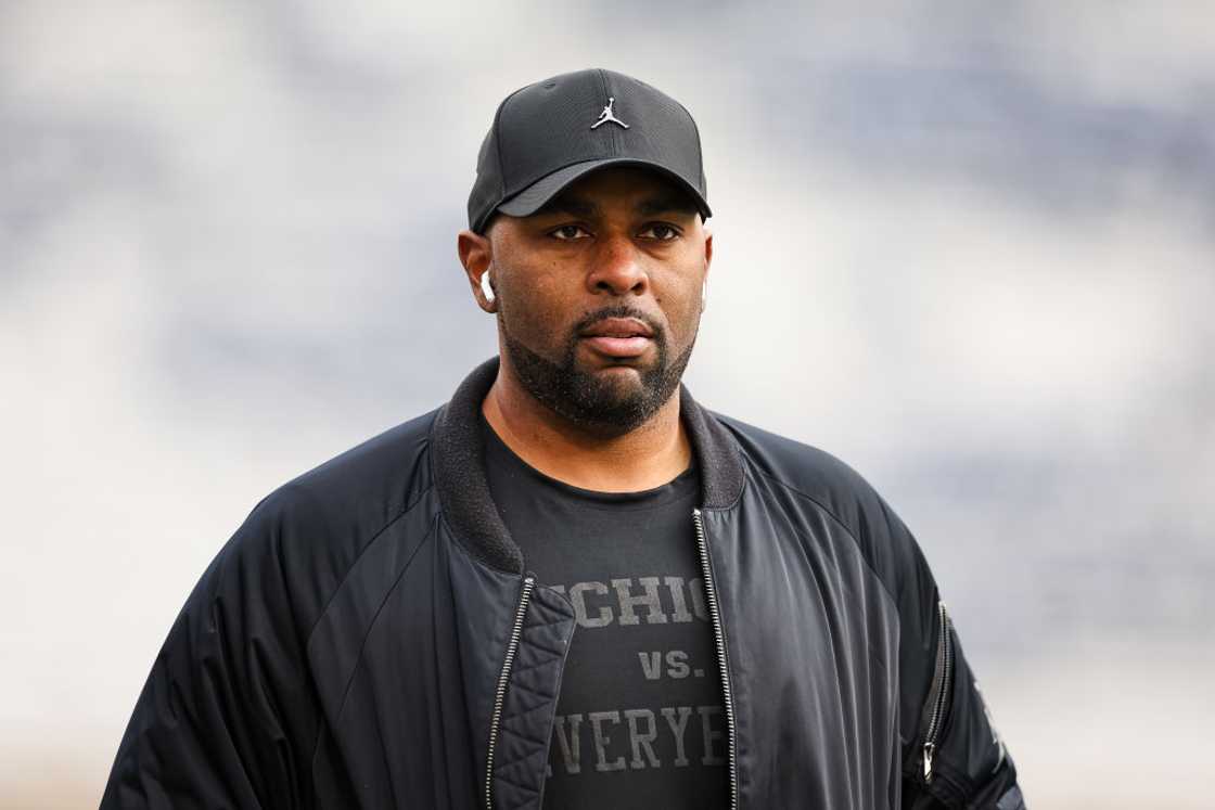 Sherrone Moore at Beaver Stadium