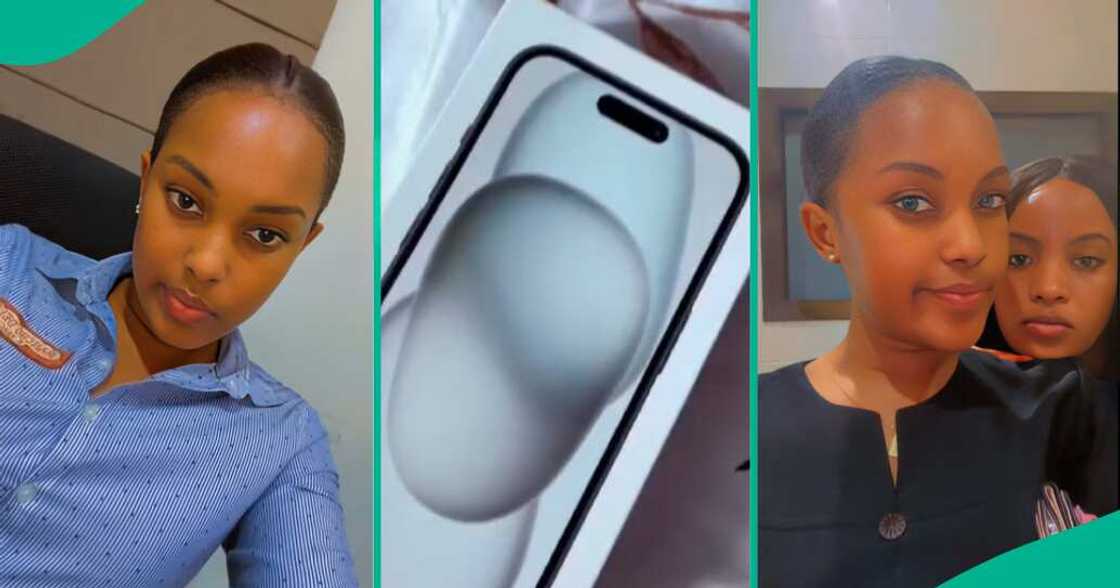 Nigerian lady gets tech job, gets new iPhone gift Nigerian lady gets tech job, gets new iPhone gift