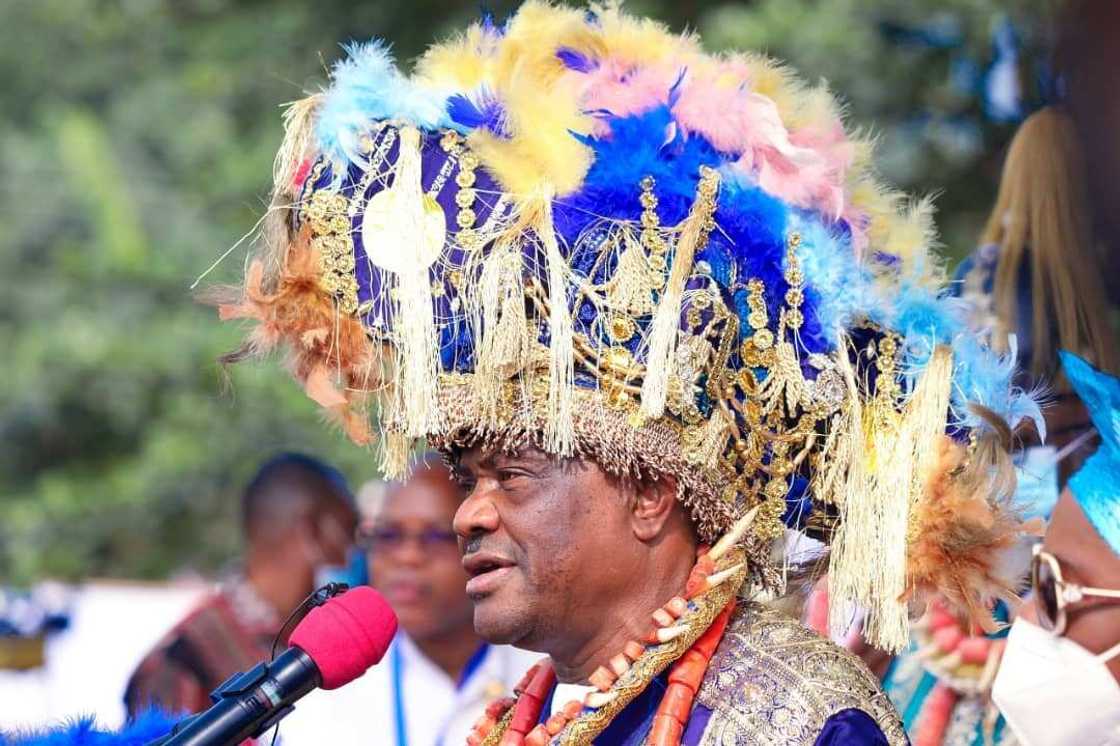 Governor Wike conferred with the title of Se Ibidokibo 1 of Kalabari