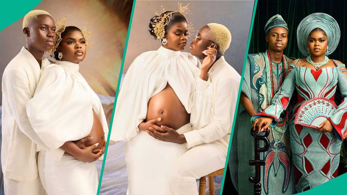 Peller and Jarvis show off Jarvis’ baby bump as they officially announce their pregnancy two months after wedding