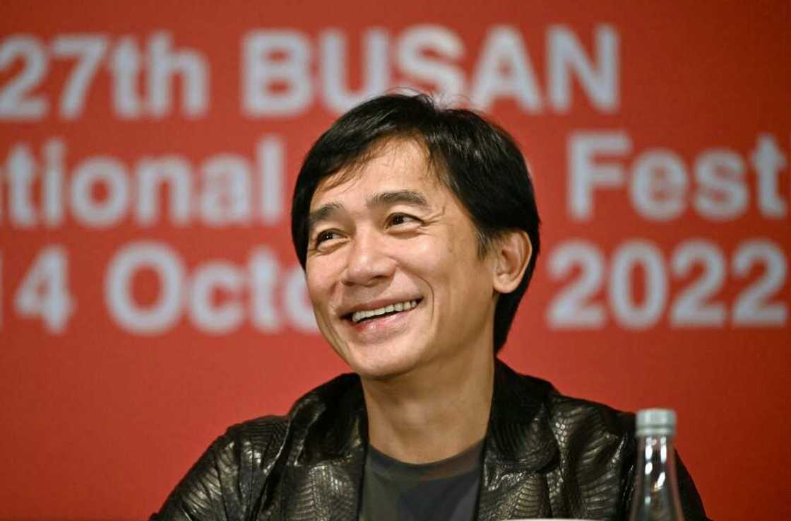 Hong Kong actor Tony Leung Chiu-wai was awarded the "Asian Cineaste of the Year" prize at South Korea's Busan International Festival Hong Kong actor Tony Leung Chiu-wai was awarded the "Asian Cineaste of the Year" prize at South Korea's Busan International Festival