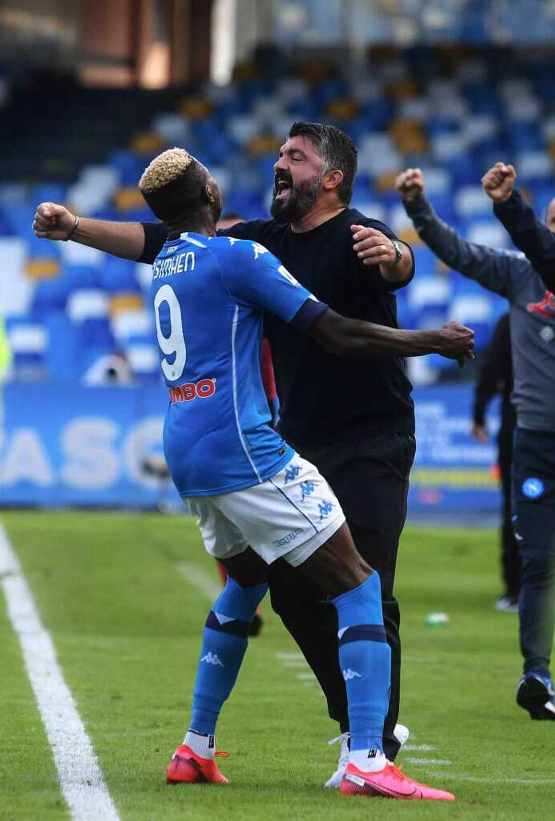 Victor Osimhen: Gattuso showers encomium on Nigerian star after scoring 1st Napoli goal Victor Osimhen: Gattuso showers encomium on Nigerian star after scoring 1st Napoli goal