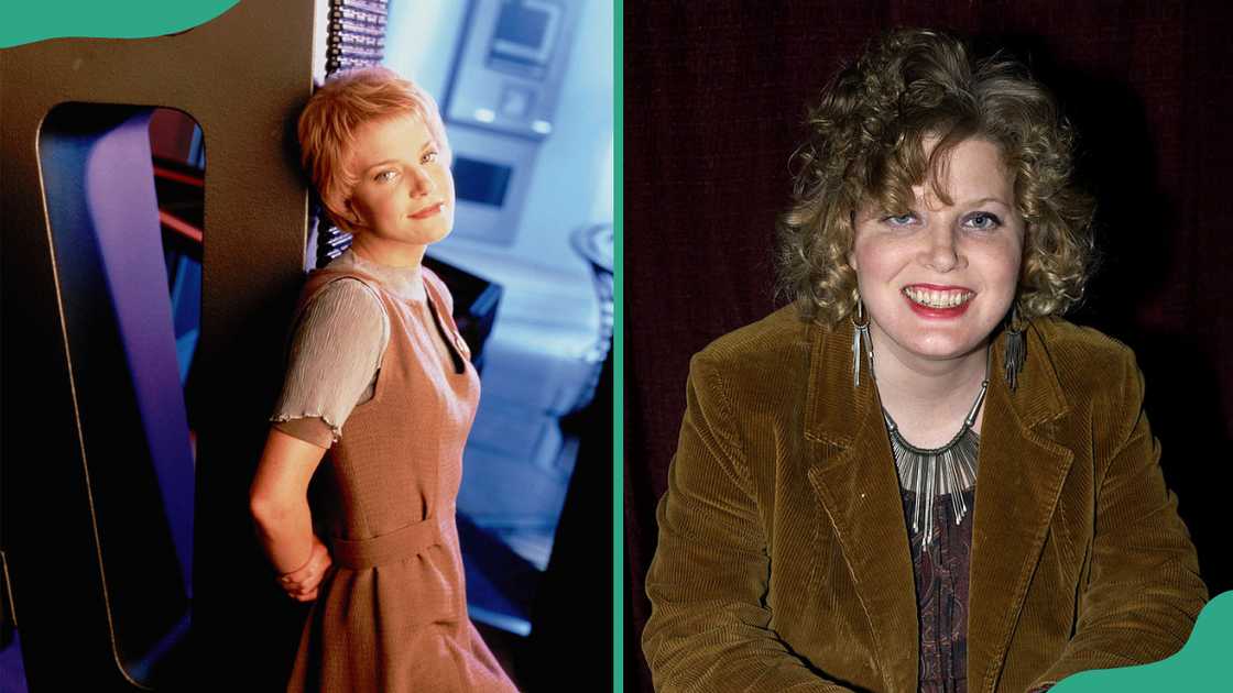 Jennifer Lien then and in 2003