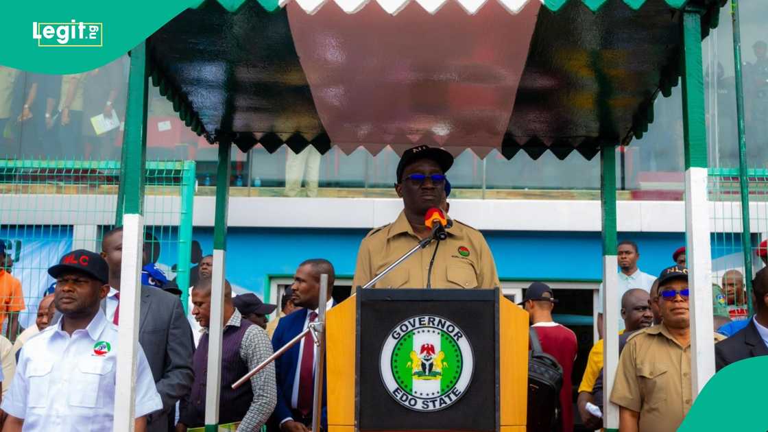 Governor Monday Okpebholo has increased minimum wage in Edo from N70,000 to N75,000 Governor Monday Okpebholo has increased minimum wage in Edo from N70,000 to N75,000