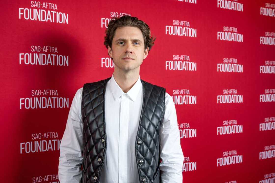 Actor Aaron Tveit attends the SAG-AFTRA Foundation Conversations in Los Angeles Actor Aaron Tveit attends the SAG-AFTRA Foundation Conversations in Los Angeles
