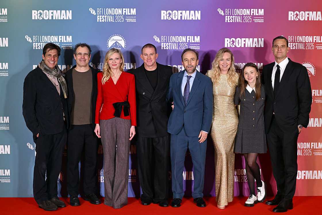 Roofman cast members attend an event in London Roofman cast members attend an event in London