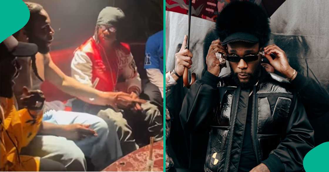 Burna Boy narrates experience watching pastor to colleagues. Burna Boy narrates experience watching pastor to colleagues.