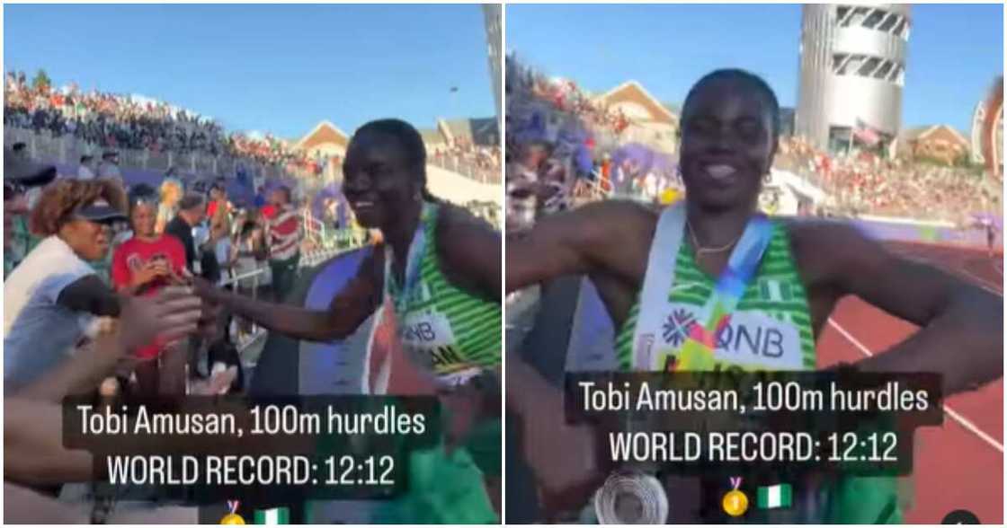 Tobi Amusan dances Buga Tobi Amusan dances Buga