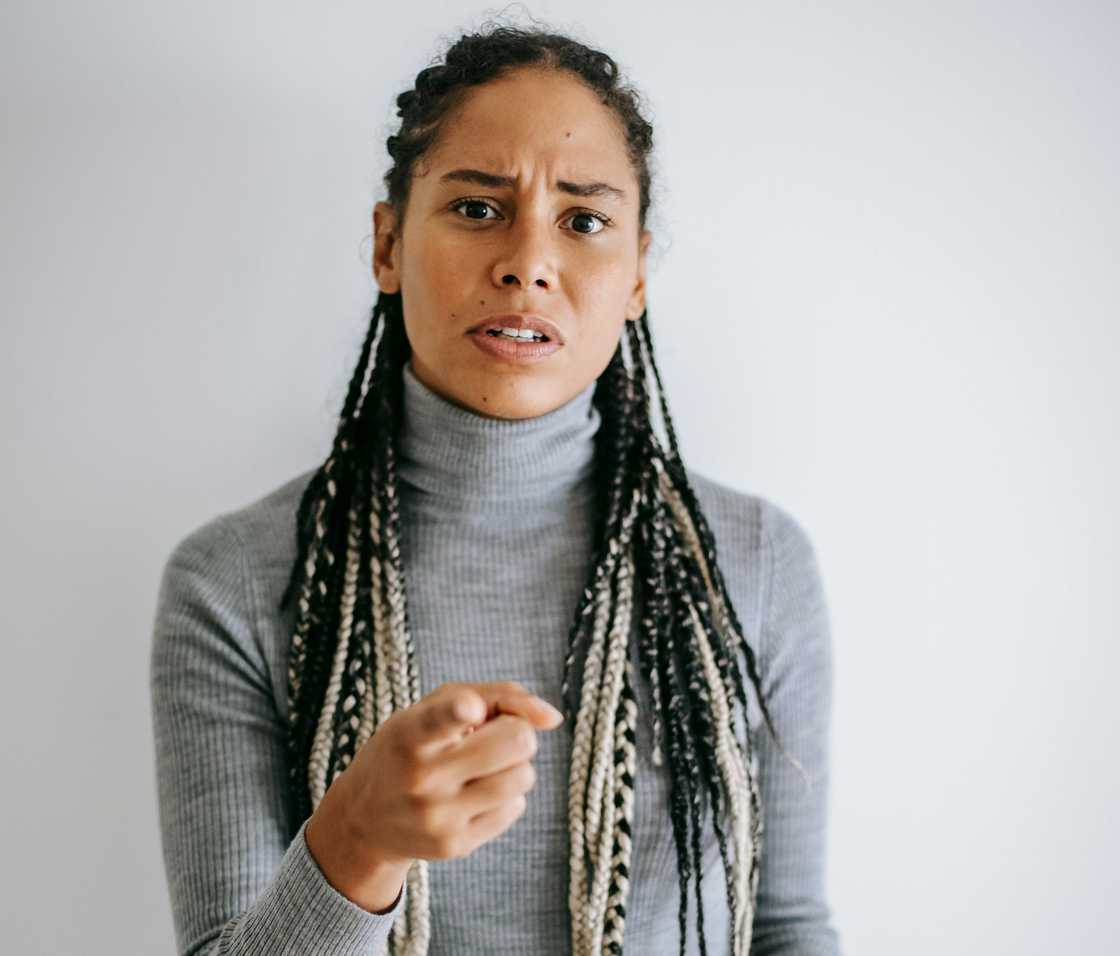 Annoyed woman Annoyed woman