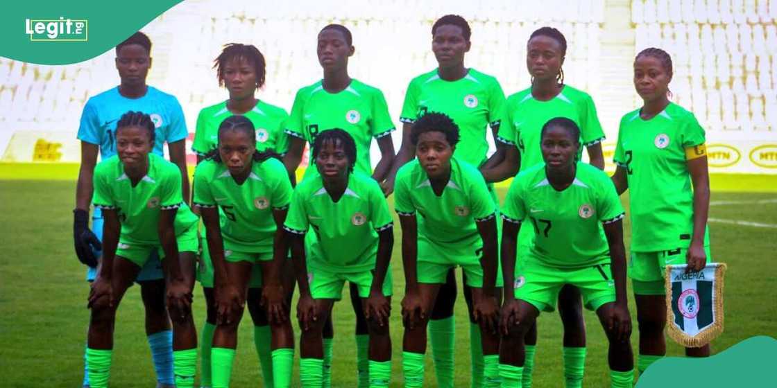 The Super Falconet have booked a place in the semi-final of the 13th All African Games The Super Falconet have booked a place in the semi-final of the 13th All African Games