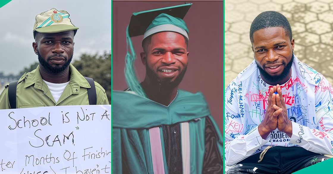 A Nigerian man named Etoh Sunday goes viral for storming the Oshodi bridge in Lagos to protest unemployment