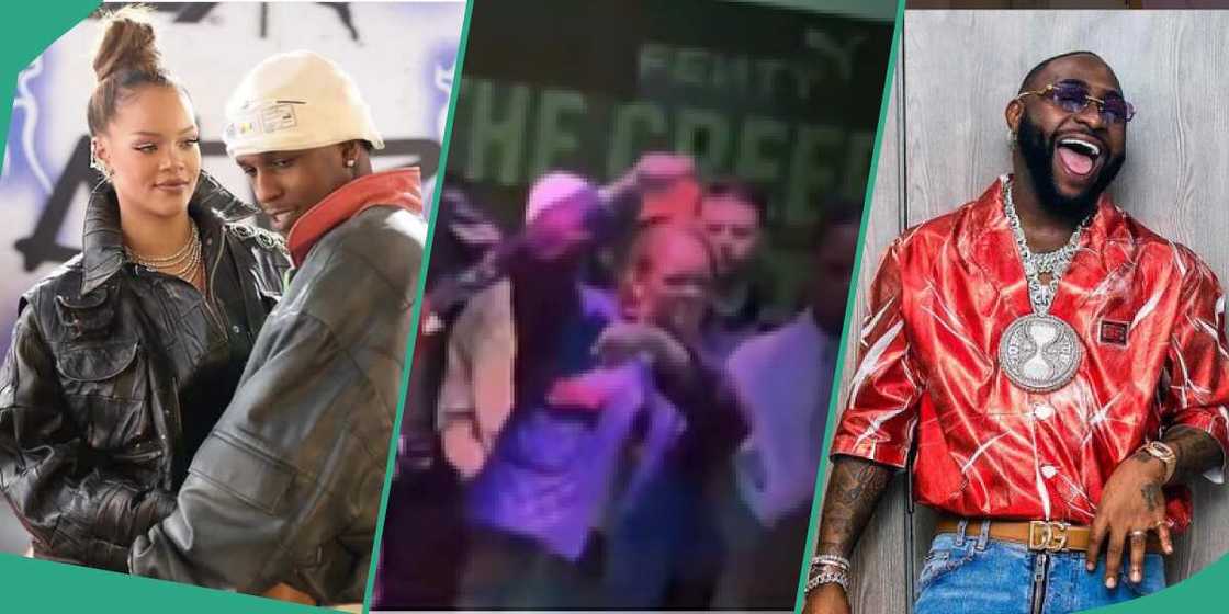 Davido reacts to Rihanna Unavailable dance video Davido reacts to Rihanna Unavailable dance video