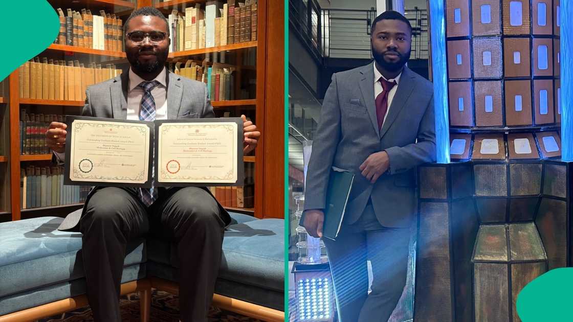 A Nigerian PhD student who began his PhD in a US university from Lagos shared his struggle after bagging top result