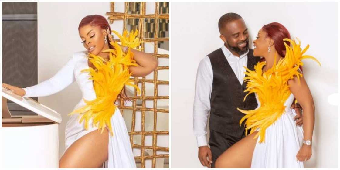 Photos of Laura Ikei and her husband. Photos of Laura Ikei and her husband.