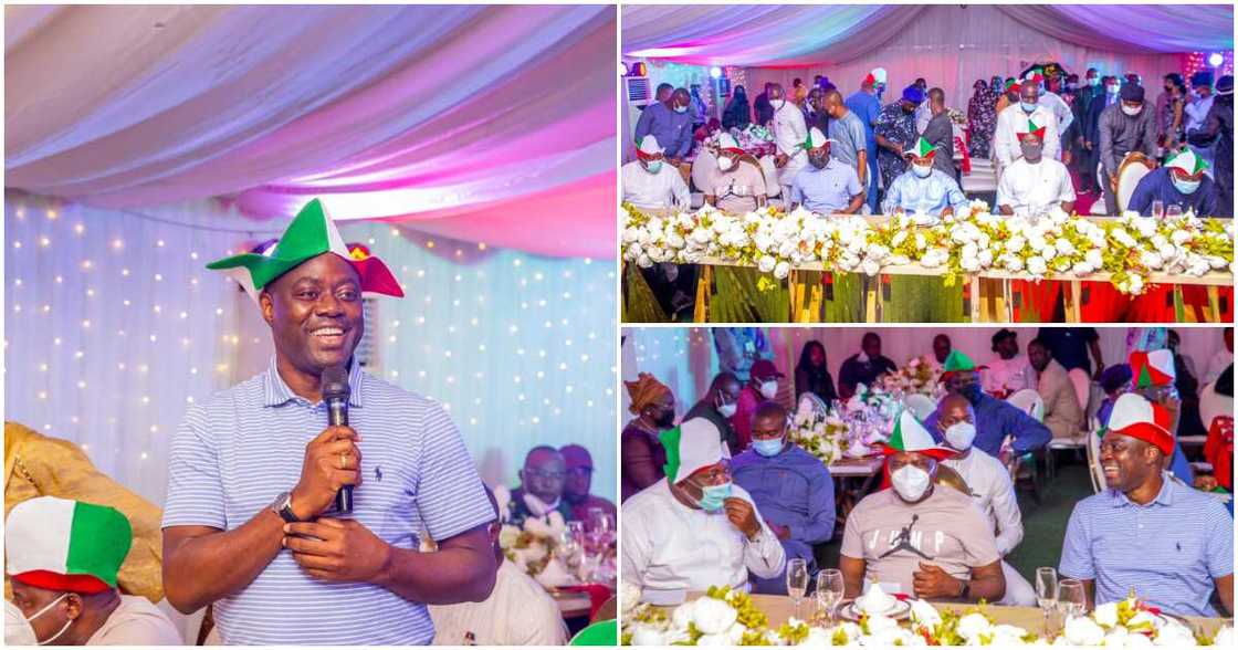 Photos emerge as Makinde Hosts Wike, Tambuwal, 12 Other PDP Governors