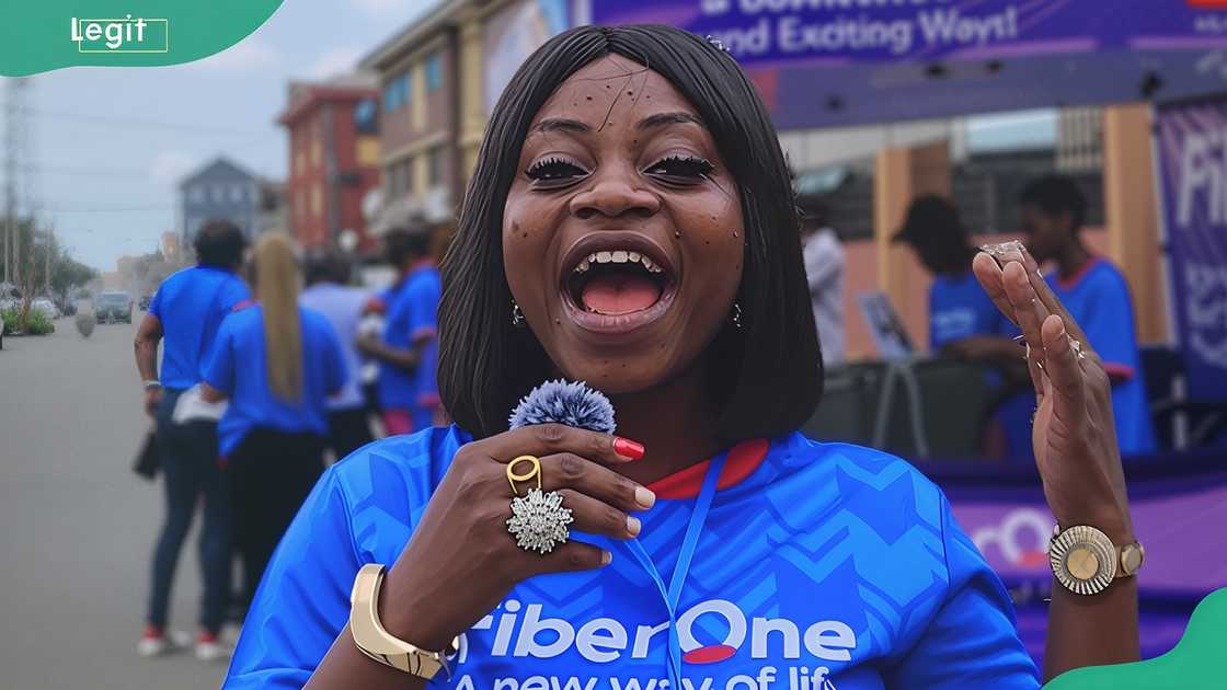 FiberOne staff doing marketing FiberOne staff doing marketing