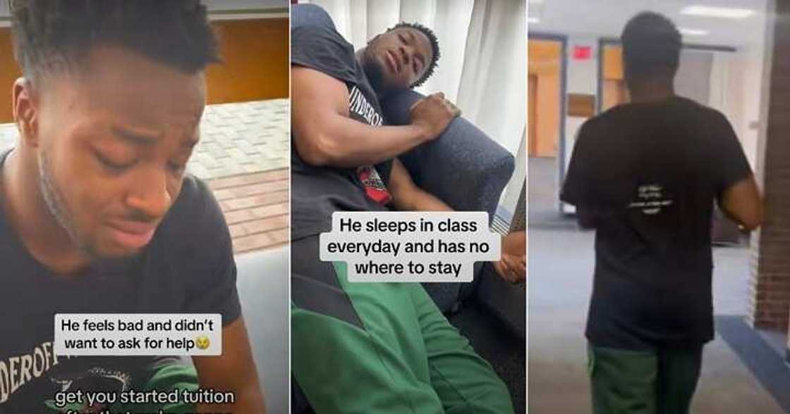 Boy in tears over being unable to pay tuition Boy in tears over being unable to pay tuition