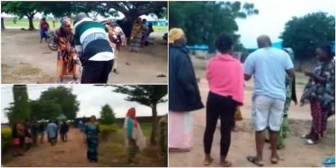 Bidiyon yadda iyaye suka dungi kuka yayin da suka isa makarantar da ‘yan bindiga suka sace dalibai a Kaduna Bidiyon yadda iyaye suka dungi kuka yayin da suka isa makarantar da ‘yan bindiga suka sace dalibai a Kaduna