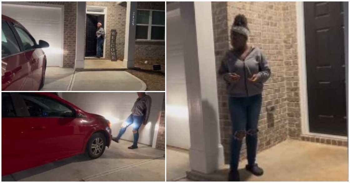 Young lady rejects car parents bought for her, lady rejects car gift from her parents Young lady rejects car parents bought for her, lady rejects car gift from her parents